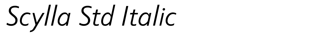 Scylla Std Italic
